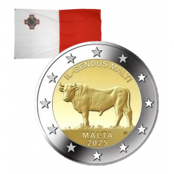 2 Euros commémorative Malte...