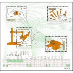 France Feuillet n°5907 55...