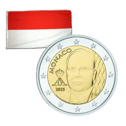 2 Euros Monaco 2025 Pièce...