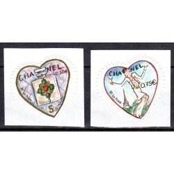 Timbres autoadhésifs Coeur...