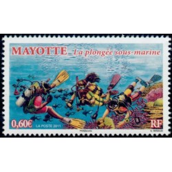 Timbre Mayotte n°255