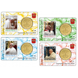 Stamp and Coin Card Vatican...