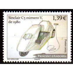 Timbre Andorre Français...