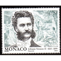 Timbre Monaco n°3515 Johann...