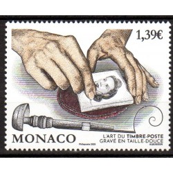 Timbre Monaco n°3516 Art du...