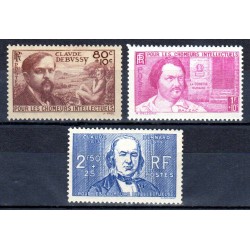 Timbre France N°462 à N°464...