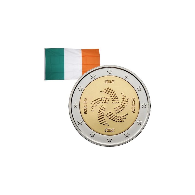 2 Euros commémorative Irlande 8ème Présidence de l'UE 2026