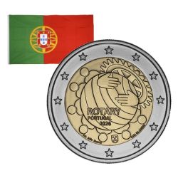 2 Euros commémorative Portugal 100 ans du Rotary 2026