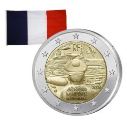 2 Euros commémorative France Marine Nationale 2026