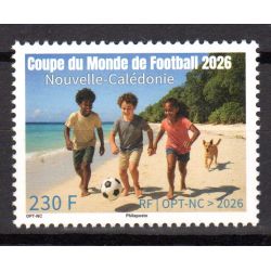 Timbre Nouvelle Calédonie 2026 Coupe du Monde de football 2026
