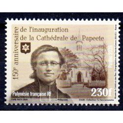 Timbre Polynésie 2025 150 ans de la Cathédrale de Papeete