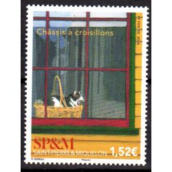 Timbre Saint-Pierre et Miquelon 2026 Châssis à croisillons
