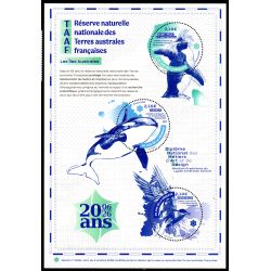 Timbres TAAF 2026 Bloc 20 ans de la réserve naturelle nationale