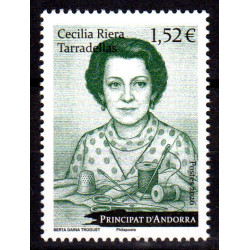 Timbre Andorre Français...