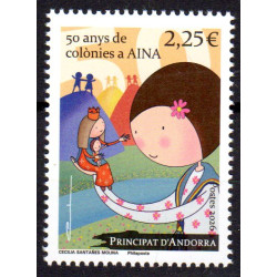 Timbre Andorre Français...