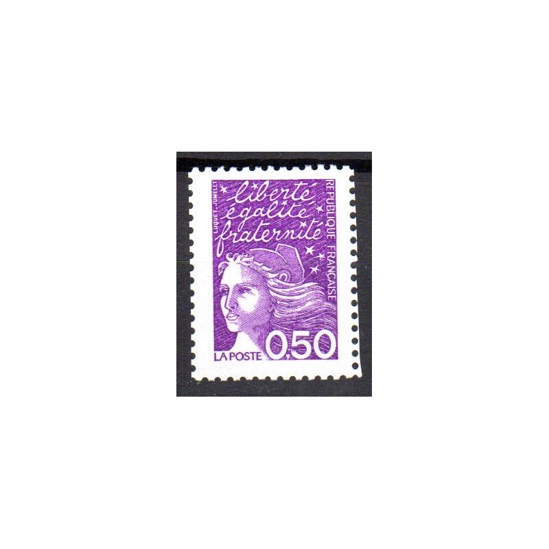 Variétés Timbre France n°3088c Type 2 sans bande phosphorescente