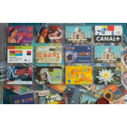 lot de cartes téléphonie...