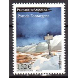 Timbre Andorre Français...