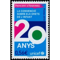 Timbre Andorre Français n°688