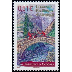 Timbre Andorre Français n°669