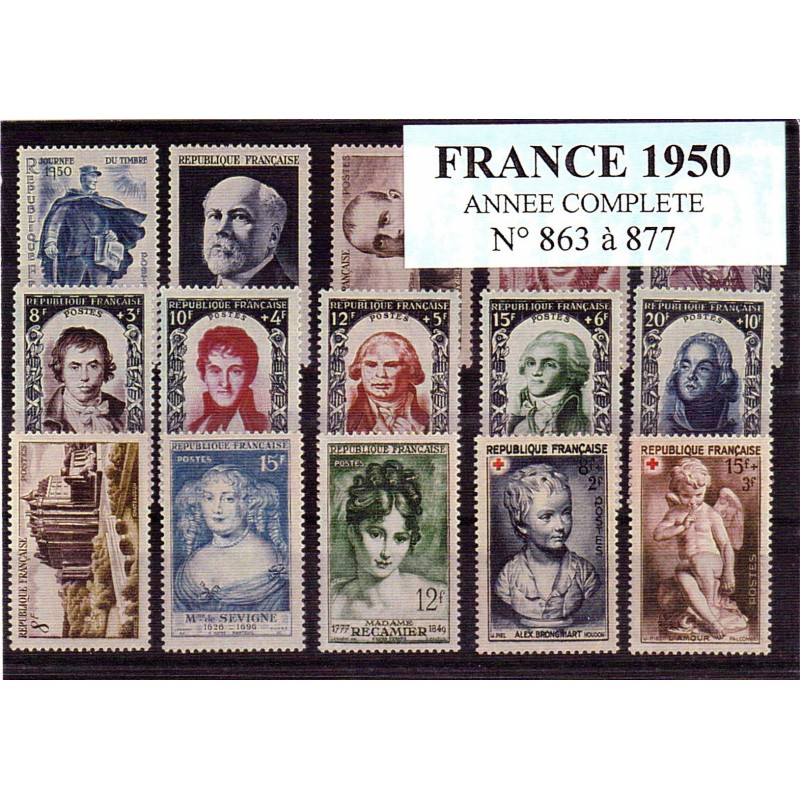 Collection timbres France neufs