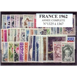 Timbres France 1962 année...