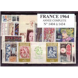 Timbres France 1964 année...