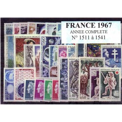 Timbres France 1967 année...