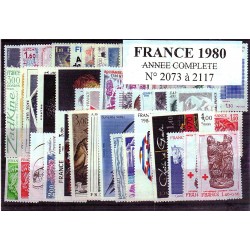 Timbres France 1980 année...