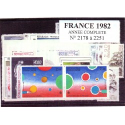 Timbres France 1982 année...