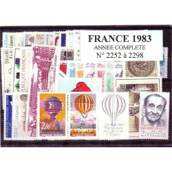 Timbres France 1983 année...