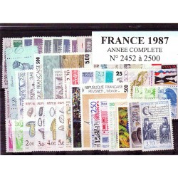 Timbres France 1987 année...