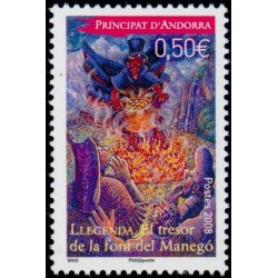 Timbre Andorre Français n°652