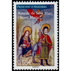 Timbre Andorre Français n°665