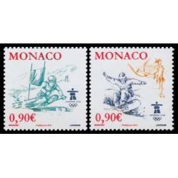 Timbre Monaco n°2710 et 2711