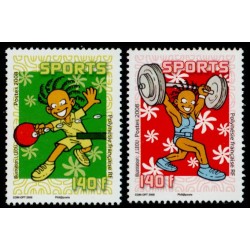 Timbre Polynésie n°840 et 841