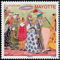 Timbre Mayotte n°215