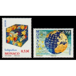 Timbre Monaco n°2542 et 2543