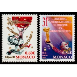 Timbre Monaco n°2566 et 2567