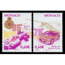 Timbre Monaco n°2577 et 2578