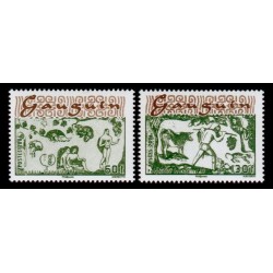 Timbre Polynésie n°795 et 796