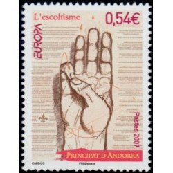 Timbre Andorre Français n°640