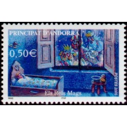 Timbre Andorre Français n°604