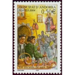 Timbre Andorre Français n°591