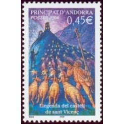 Timbre Andorre Français n°595