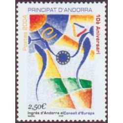 Timbre Andorre Français n°602