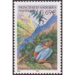 Timbre Andorre Français n°576