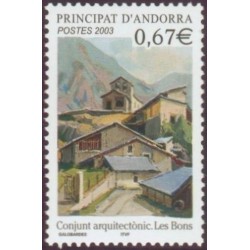 Timbre Andorre Français n°578