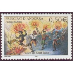 Timbre Andorre Français n°581