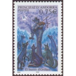 Timbre Andorre Français n°589